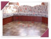 Placage soubassement banquette